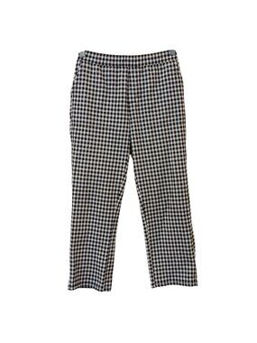 Susan Graver Weekend Black & White Gingham PullOn Pants XXSP #D-37